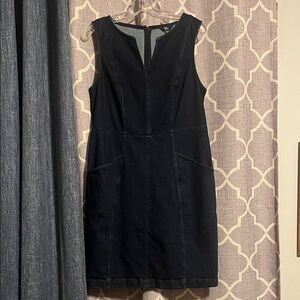 Boden Denim Dark Blue Sleeveless Midi Dress